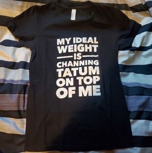 Channing Tatum Fan Shirt Women's Small
